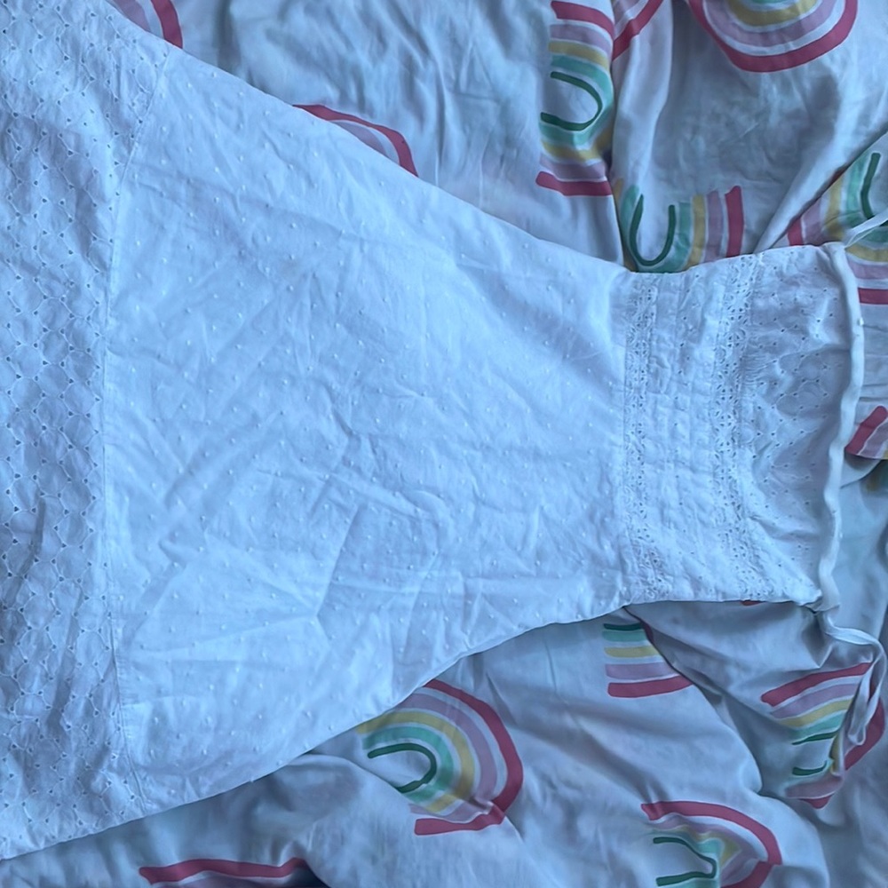 Has white dots on it and a PRINT at the bottom